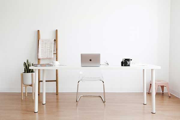 minimalist office